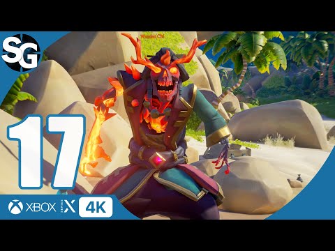 Sea of Thieves with Friends Gameplay (No Commentary) | Warden Chi (Ashen Lord) Boss Fight - Part 17