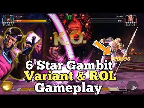 Gambit DESTROYING Variant Fights & ROL! | So Good With Power Boost! | Marvel Contest Of Champions