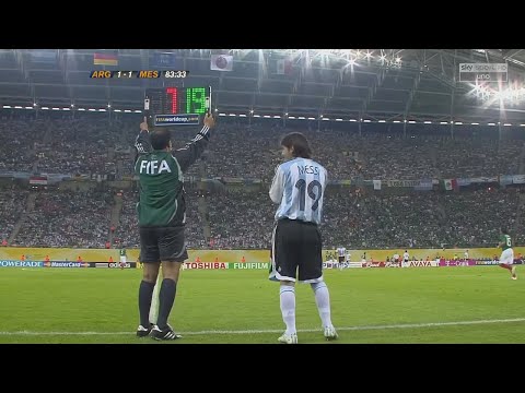 When Young Messi Substituted & Impressed The World