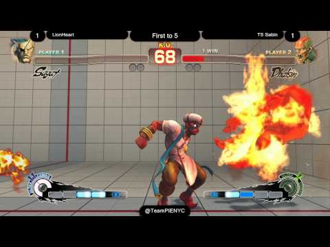 SSF4AE Team PIE FT5: TS Sabin (Dhalsim) vs Lionheart (Sagat)