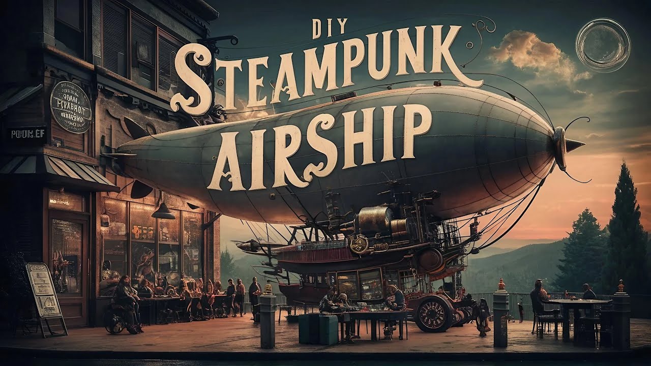 🛠️DIY Steampunk Airship: From Blueprints to Maiden Voyage By: Captain Gearhart🛠️