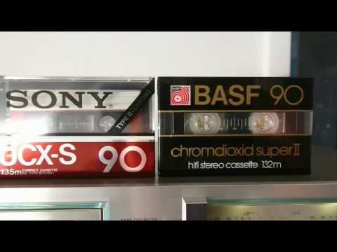 SONY TC-U2 / UCX-S 90 vs. CR-S II 90 Cassetten / Recording