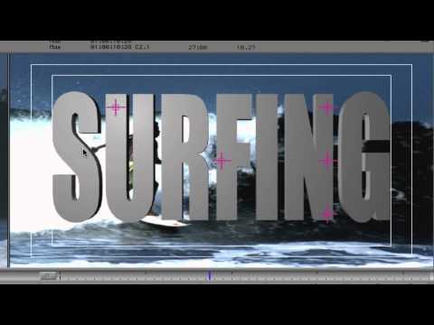 Extrude and Bend Text in Avid Media Composer