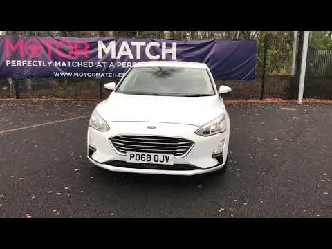 Used White Ford Focus EcoBoost Titanium for Sale at Motor Match Bolton