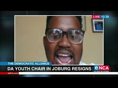 DA youth chair in Jo'burg resigns