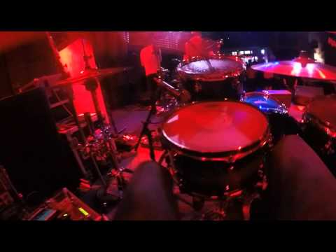 Fist to the Sky - Down into Hell Live at The Wire - GoPro Drum POV