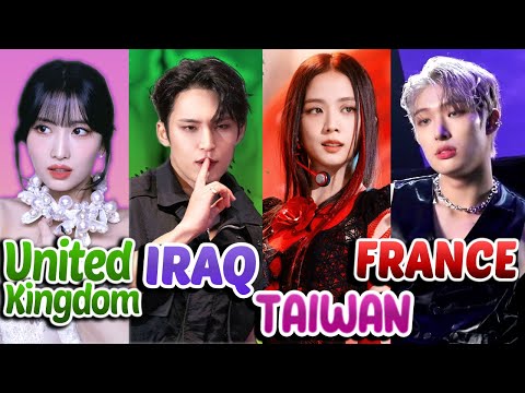 Top 10 Most Viewed Kpop Groups in Each Country on YouTube – PART 2