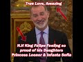 King Felipe Feeling so proud of his Daughters Princess Leonor & Infanta Sofia #shorts #viral #spain