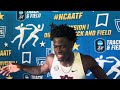 WORLD RECORD HOLDER JA’KOBE THARP REACTS TO 12.75 110MH IN 2026 NCAA CHAMPIONSHIP SEMIFINAL