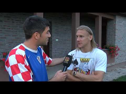 Domagoj Vida u Donjem Miholjcu - doček i intervju