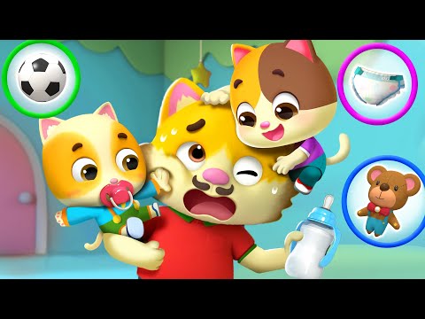 Take Care of Little Baby | Cartoon for Kids | Kids Songs | Mimi and Daddy | Meowmi Family Show