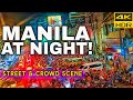 MANILA AT NIGHT Unbelievable Crowd Quiapo St Nazarene Traslacion In 4K HDR