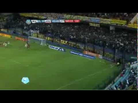 Gol de Martínez Boca Juniors 1 - 1 Argentinos Juniors Torneo Final 2013 Fecha 6 golesya.com