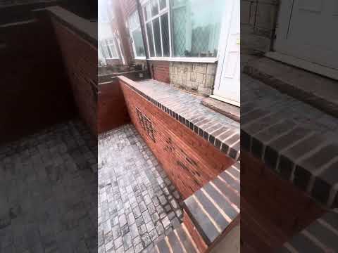 Initial driveway installations video.