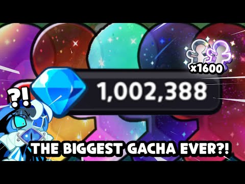 MY LARGEST 1.4 MILLION Crystals Gacha! Cookie Run Kingdom