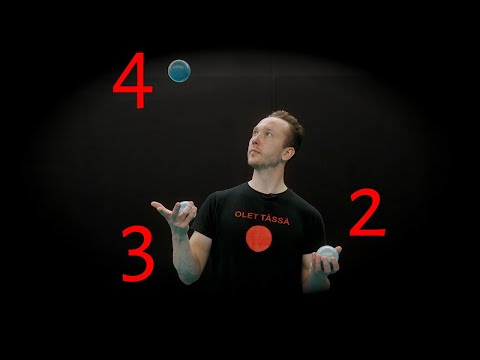 3 ball exercise with 423 pattern | Juggling tutorial
