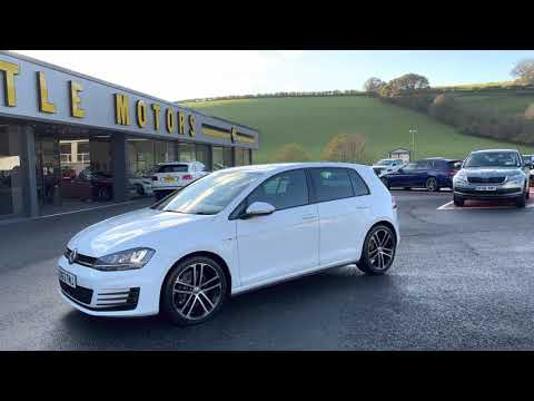 2013 VW GOLF 2.0 GTD 5d Diesel 181 BHP in White for sale Castle Motors