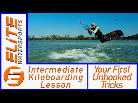 Intermediate Kitebaording Lesson- Your First Unhooked Tricks