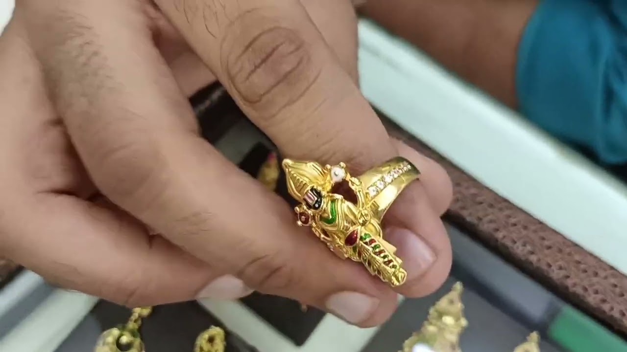 Watch video Venkateswara swamy Gold rings designs Now Venkateswara swamy Gold rings designs