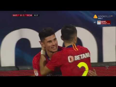 FC Botosani - FCSB 0-1: gol Florinel Coman, lovitura libera din unghi greu (30)