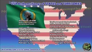 Washington State Song WASHINGTON, MY HOME with music, vocal and lyrics
