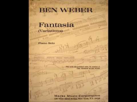 Seymour Bernstein: Fantasia (Variations) by Ben Weber