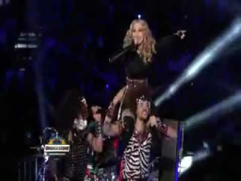 Madonna & LMFAO - Super Bowl Medley (Music&Sexy and I Know It) 2012 HD.wmv