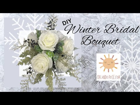 Winter Bridal Bouquet | #diy | #wedding