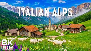 Italian Alps 8K UHD | Dolomites, Lago di Braies,Tre Cime & Italy's Most Beautiful Mountain Paradise