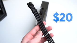 Under $20 Sleeved PC Cable Extensions! - Level up your build!