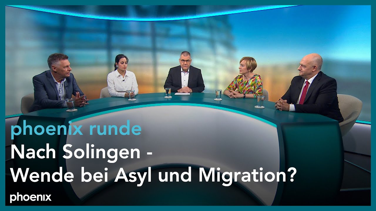 phoenixRunde: Nach Solingen - Wende bei Asyl und Migration?
