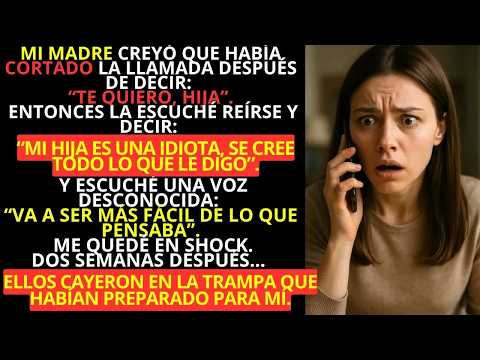 Mi madre creyó que cortó la llamada… pero la escuché decir： “Es tan tonta, cree todo lo que di