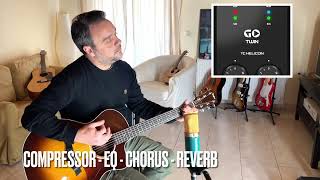 Video thumbnail for TC HELICON GO TWIN | Quick demo by Petros Antoniou by Petros Antoniou