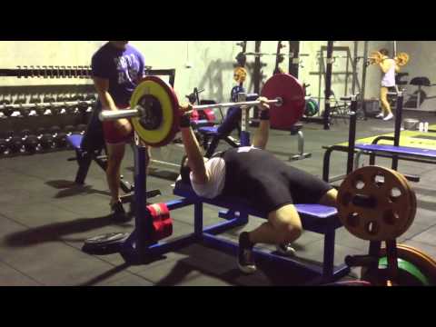Dan "shanks" 115kg Bench - Opening lift prep for GPC Nationals