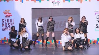 Download lagu 181223 VENUS cover TWICE - What is Love?   YES or YES @ Dance To Your Seoul 2018 (Final) mp3