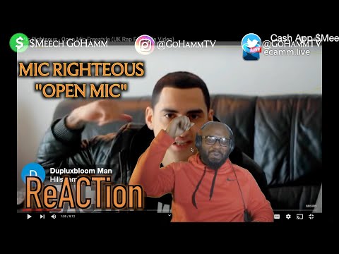 American Reacts | MIC RIGHTEOUS - Open Mic [GoHammTV] Live Clip