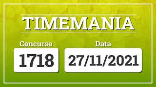 Capa de TIMEMANIA 1718
