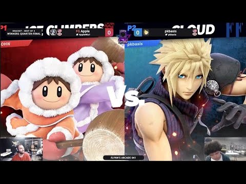 Flynn's Arcade 041 Winners Quarters - Apple (Ice Climbers) Vs. pkbasis (Cloud) SSBU ULTIMATE