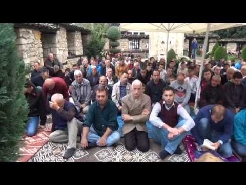 Falja e namazit te Kurban Bajramit ne xhamit e Tetoves