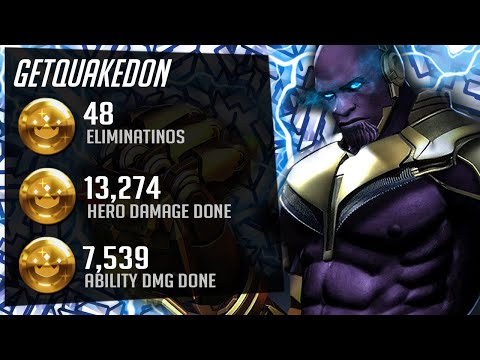 GetQuakedOn Doomfist Onetrick - 48 elims! POTG! [ Overwatch Season 26 Top 500 ]