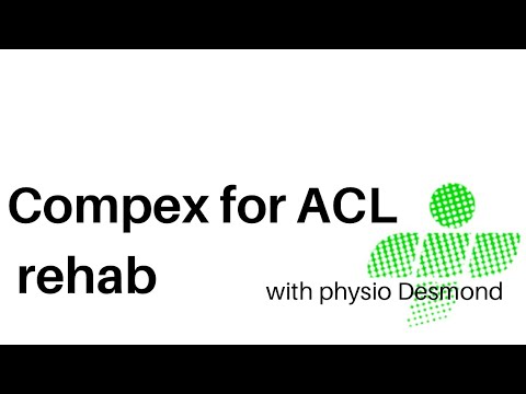 Compex Muscle Stimulation for ACL Rehabilitation (VMO activation) - with Desmond at Sprint Physio