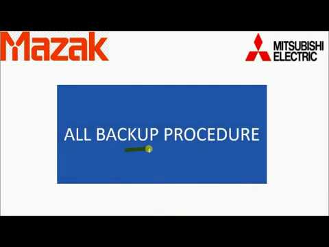 Mazak EIA Controller Offline backup procedure