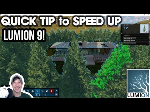 Lumion Speed Quick Tip - Placing Objects on Layers to Improve Performance