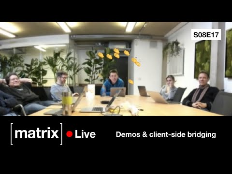 Matrix Live S08E18 — Element and client-side bridging demos