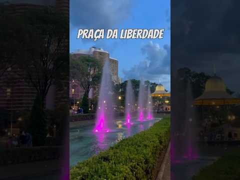 A colorida Praça da Liberdade em Belo Horizonte, Minas Gerais #bh #mineiro #travel #brasil