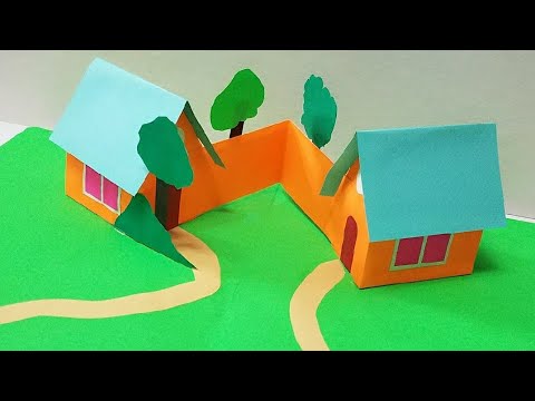 House pop-up card/ 3d card/ house card/ home card