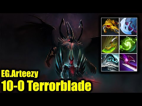 🔥 PERFECT CARRY - EG.Arteezy VS Quincy Crew - Terrorblade - 10-0 - DOTA 2 PRO GAME HIGHLIGHTS