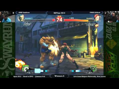 Apex 2012 - SSF4ae 2012 W6 - EMP Santhrax VS FNEX K-Brad