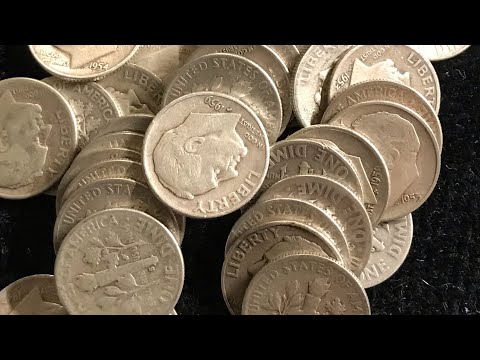 Silver Roosevelt Dimes 1946-1964: Will I Find The Last 3 Dimes Needed For The Collection? 🧐🤔