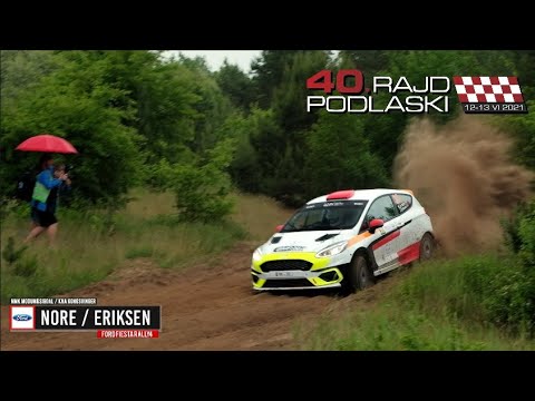 Nore / Eriksen - Ford Fiesta Rally 4 - 40 Rajd Podlaski I 2021
